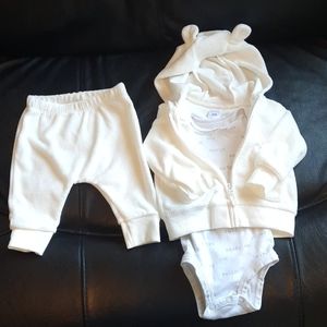 Carter's onesie/sweatsuit outfit